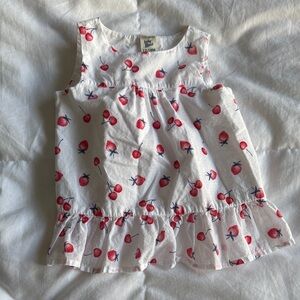 Sweet Cherry Ruffle Kids Top